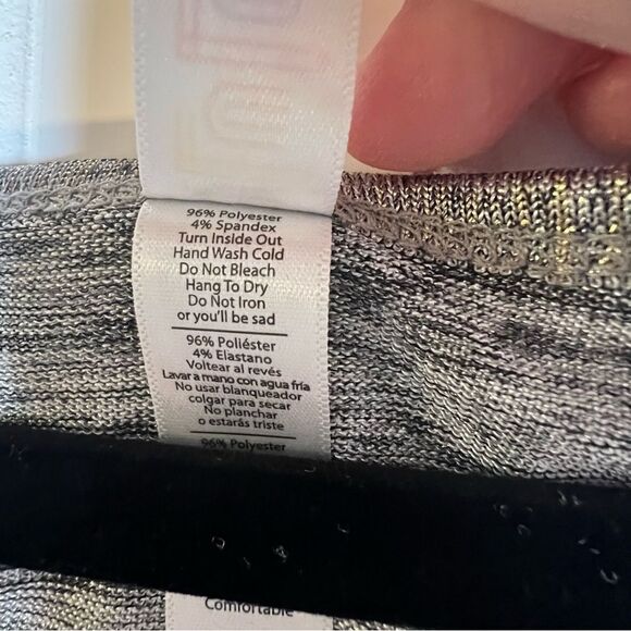 LULAROE Elegant Classic Tee XS Shimmer Tshirt - Picture 5 of 10